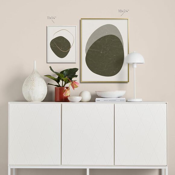 Gold 20x30 Frame - Exclusive Thin 20 x 30 Poster Frame For Wall Mount Photo - Picture 8 of 9